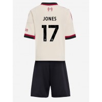 Maglia Calcio Liverpool Curtis Jones #17 Seconda Divisa Bambino 2025-26 Manica Corta (+ pantaloncini)